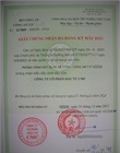 Giấy chứng nhận đăng ký mẫu dấu (bản đã cấp)
